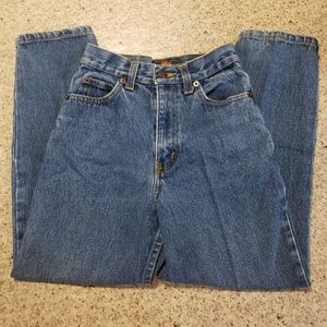 Girl's Vintage Cotton Denim Jeans